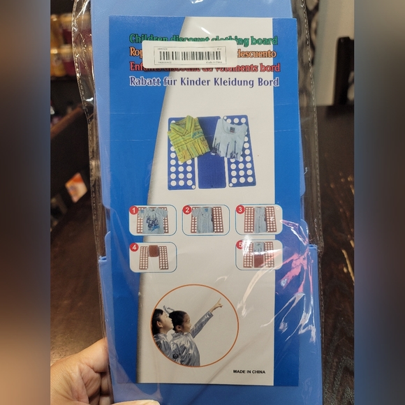 Kid's Clothes Folding Board Laundry Organizer T-Shirt Fast Fold - Picture 1 of 5